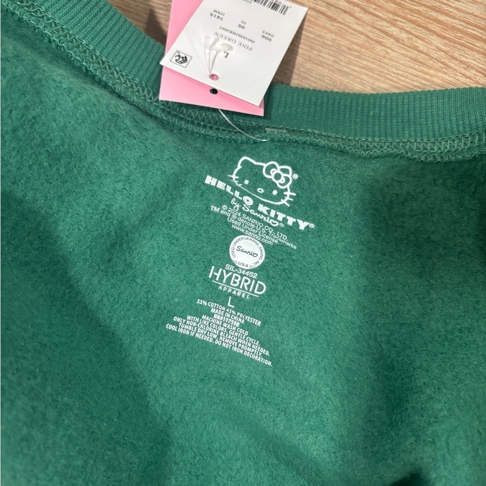 Hello Kitty Green Athletic Dept Sweatshirt - Picture 4 of 4